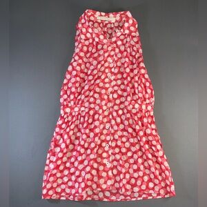 Chic Polka Dot Blouse - Red and White